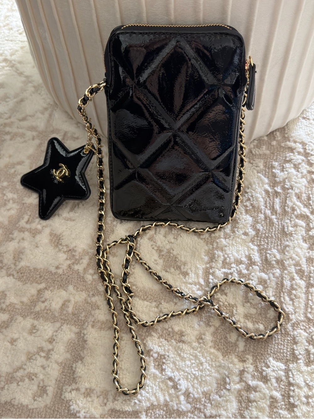 Chanel Makeup Bag with Star Charm - Picture 2 of 2